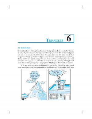 NCERT CBSE Class 10th Mathematics Chapter-6 Triangles
