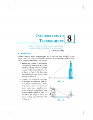 NCERT CBSE Class 10th Mathematics Chapter-8: Introduction to Trigonometry