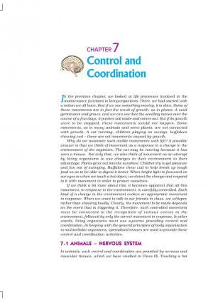 NCERT CBSE Class 10th Science Chapter-7: Control and Coordination