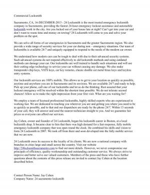 Commercial Locksmith