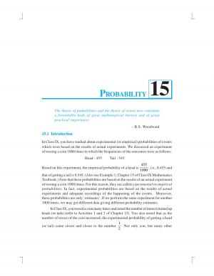 NCERT CBSE Class 10th Mathematics Chapter-15: Probability
