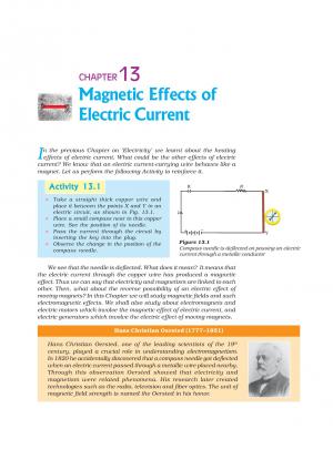 NCERT CBSE Class 10th Science Chapter-13: Magnetic Effects of Electric Current