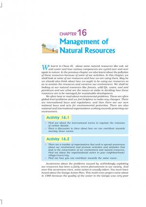 NCERT CBSE Class 10th Science Chapter-16 Management of Natural Resources