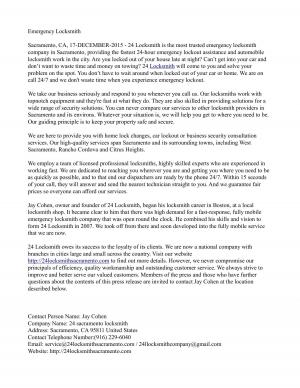 The Emergency Locksmith