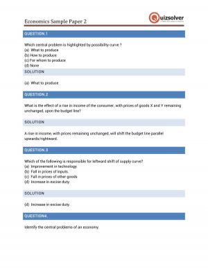 CBSE Class 12th Economics Sample Paper 2016
