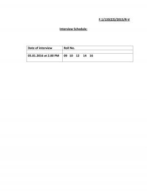UPSC Declared Interview Schedule for Professor (Electronics & Communication Engg.)Post 2015