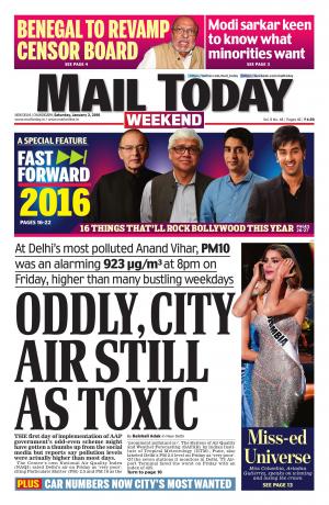 January 2, 2016 Mail Today Issue