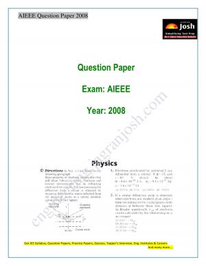 AIEEE Solved Question Paper 2008