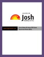 STATE BANK OF INDIA PO EXAM QUESTION PAPER 2011
