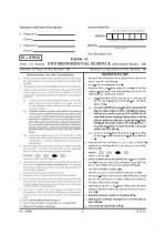 UGC NET / JRF Environmental Science Question Paper II: December 2004 