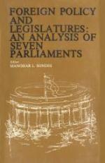 Foreign Policy and Legislatures - An Analysis of Seven Parliaments