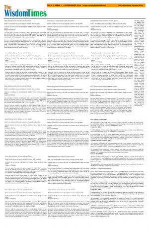 The Wisdom Times 04Feb2016