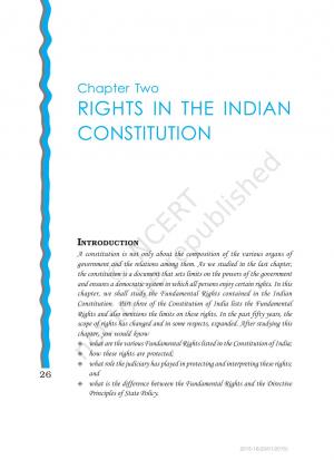 RIGHTS IN THE INDIAN CONSTITUTION