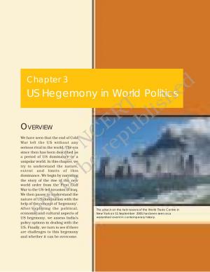 US Hegemony in World Politics 