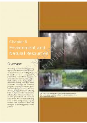 Environment and Natural Resources