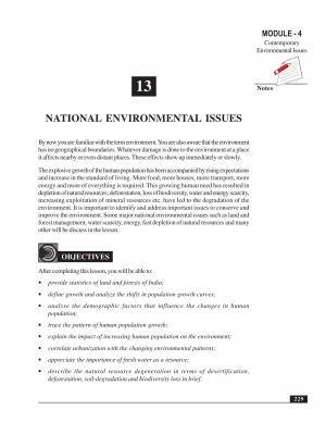 NATIONAL ENVIRONMENTAL ISSUES