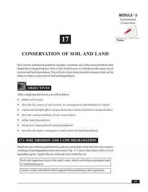 CONSERVATION OF SOIL AND LAND