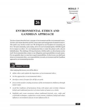 ENVIRONMENTAL ETHICS AND GANDHIAN APPROACH