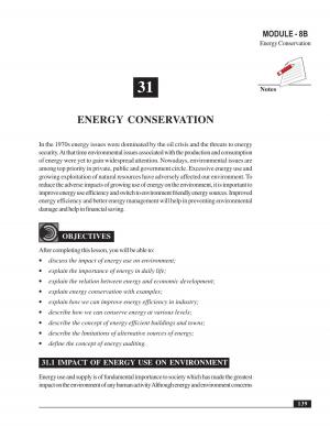ENERGY CONSERVATION