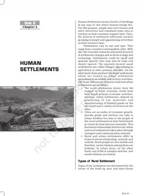 HUMAN SETTLEMENTS