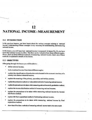 National Income: Measurement (327 KB) PDF File Opens in a new window