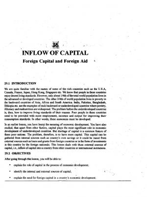 Inflow of Capital: Foreign Capital and Foreign Aid (467 KB) PDF File Opens in a new window