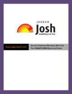 SOLVED SYMBIOSIS NATIONAL APTITUDE TEST (SNAP) 2009 QUESTION PAPER