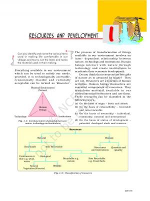 Contemporary India Chapter 1