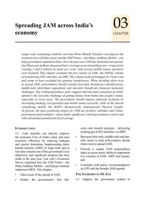 Spreading Jam across India's Economy