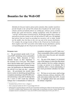 Bounties for the Well-Off