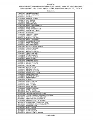Syndicate Bank Issued Interview List for PGDBF Programme 2016-17