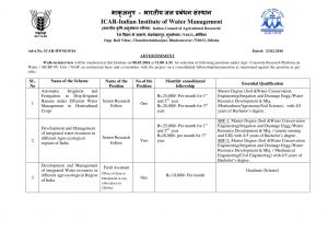 ICAR- IIWM Recruitment 2016 for 17 SRF & Other Posts 