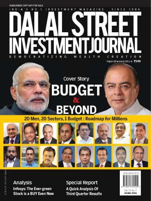 Dalal Street Investment Journal 20 March, 2016 Vol. 31, Issue. No.7 