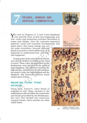 TRIBES, NOMADS AND SETTLED COMMUNITIES