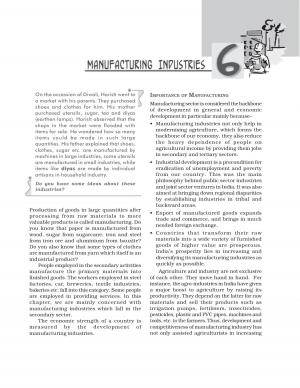 NCERT CBSE Class 10th Social Science (Geography) Chapter 6 Manufacturing Industries