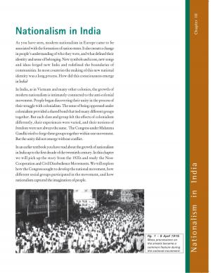 NCERT CBSE Class 10th Social Science (History) Chapter 3 Nationalism in India