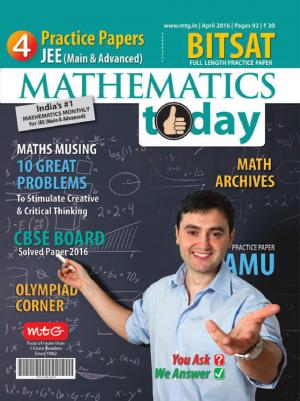 Mathematics Today- April 2016