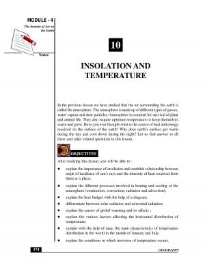 INSOLATION AND TEMPERATURE