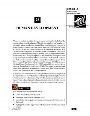 HUMAN DEVELOPMENT