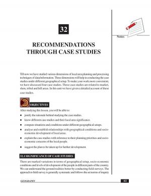 RECOMMENDATIONS THROUGH CASE STUDIES