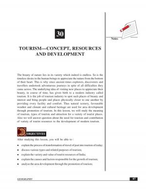 TOURISM—CONCEPT, RESOURCES AND DEVELOPMENT