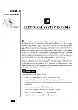 ELECT ORAL SYSTEM IN INDIA