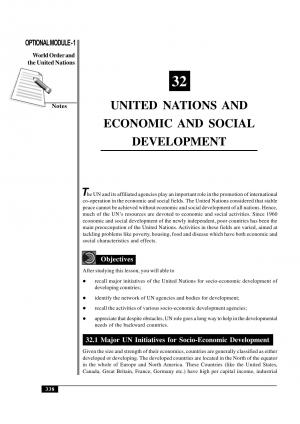 UNITED NA TIONS AND ECONOMIC AND SOCIAL DEVELOPMENT