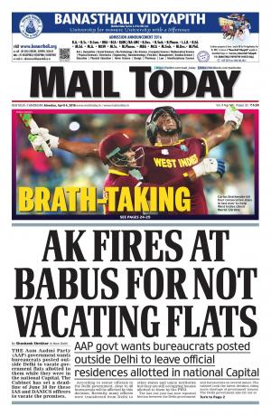 Mail Today, April 4, 2016