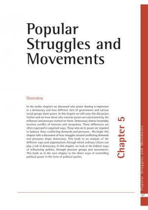NCERT CBSE Class 10th Social Science (Political Science) Chapter 5: Popular Struggles and Movements