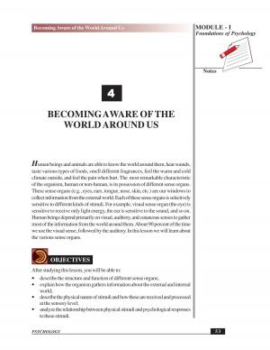 BECOMING AW ARE OF THE WORLD AROUND US