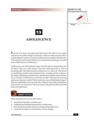 ADOLESCENCE