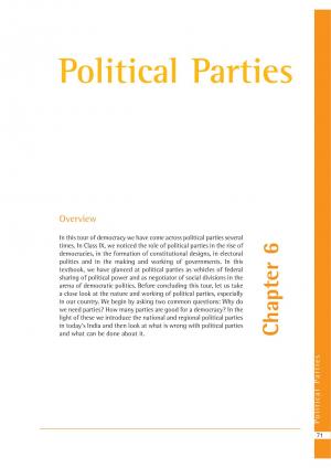 NCERT CBSE Class 10th Social Science (Political Science) Chapter 6 Political Parties