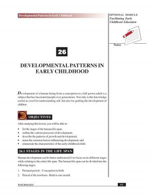 DEVELOPMENT AL P A TTERNS IN EARL Y CHILDHOOD