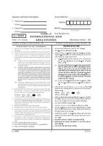 UGC NET JRF June 2005 Question Paper II International and Area Studies